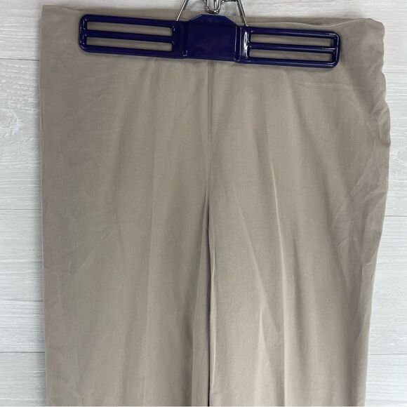 Brunello Cucinelli Cotton Blend High Rise Straight Leg Pants - Picture 3 of 7